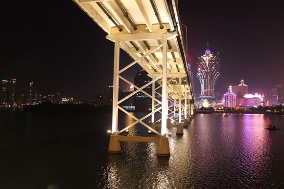 澳門南灣湖夜景