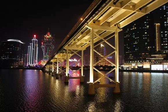 澳門南灣湖夜景